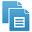Illustration Icon Indicating Copy and Paste