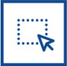 Illustration Icon Indicating Drag and Drop